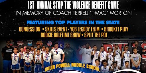 1st Annual Stop the Violence Benefit Basketball Game | Colin Powell Middle School