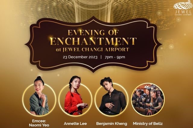 新加坡星耀樟宜機場神奇之夜｜Evening of Enchantment | 新加坡