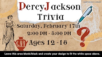 Percy Jackson Trivia! | Hampton Public Library