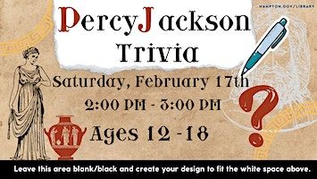 Percy Jackson Trivia! | Hampton Public Library