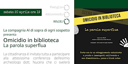 Omicidio in biblioteca | Biblioteca Comunale  Alda Merini