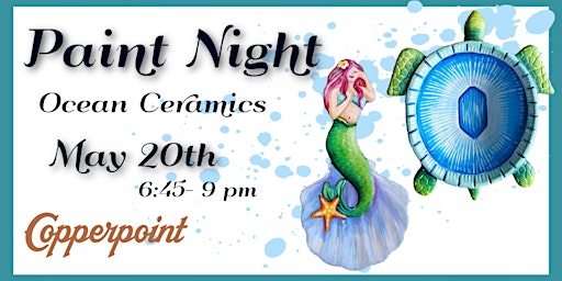 Ocean Ceramics Paint Night | Copperpoint Brewing Company