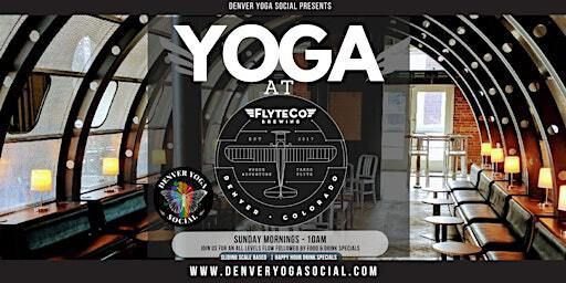 Sunday Morning Yoga Bliss at Flyte Co Brewing on 38th Ave in the Highlands | FlyteCo Brewing