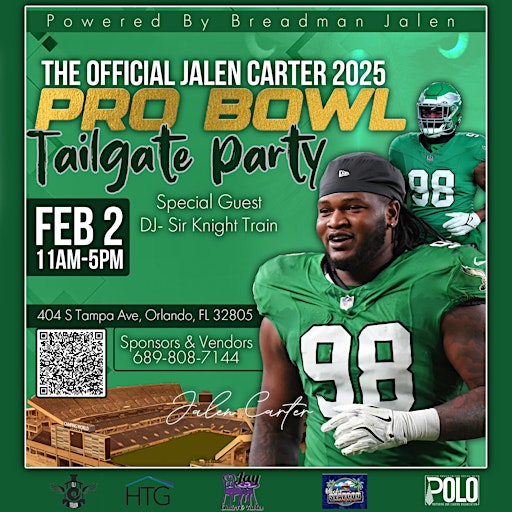 The Official Jalen Carter Tailgate | 404 S Tampa Ave