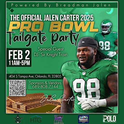 The Official Jalen Carter Tailgate | 404 S Tampa Ave