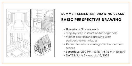 Basic Perspective Drawing Class | Wallack's Art Supplies and Framing