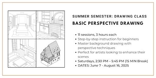 Basic Perspective Drawing Class | Wallack's Art Supplies and Framing