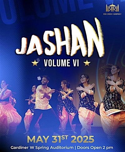 JASHAN VOLUME VI - RRB Dance Company's Showcase 2025 | Gardiner Spring Auditorium (GWS)