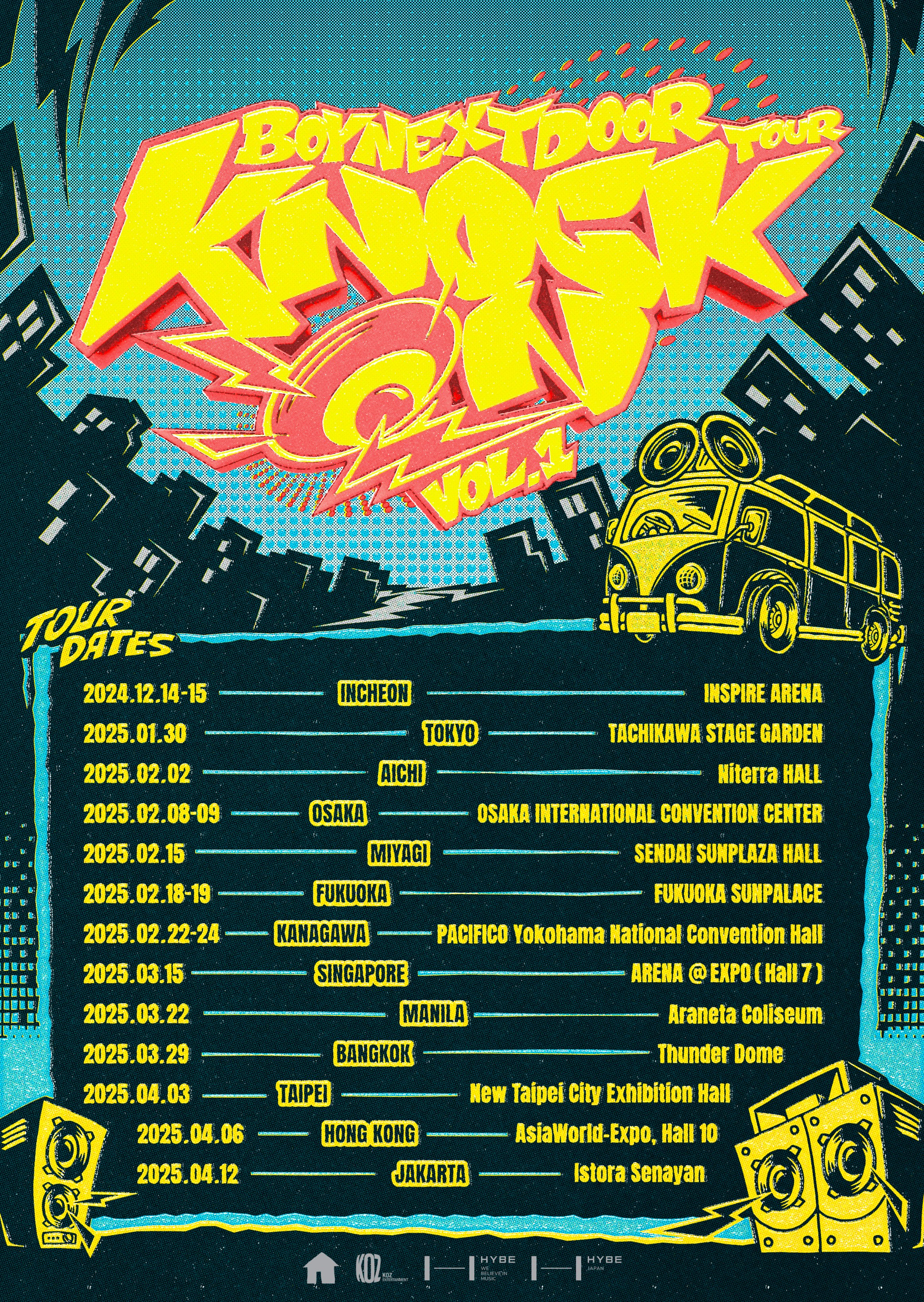 BOYNEXTDOOR Concert 2025 Jakarta | BOYNEXTDOOR ‘KNOCK ON Vol.1’ IN JAKARTA | Istora Senayan | 이스토라 세나얀