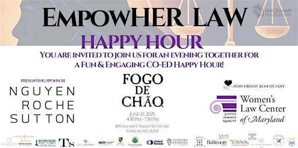 EmpowHER LAW; CO-ED Happy Hour | Fogo de Chão Brazilian Steakhouse