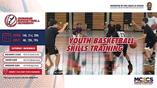 MCCS Okinawa Youth Sports 2025 Summer Basketball Clinic | Camp Foster Fieldhouse