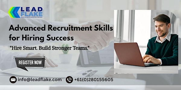 Recruitment Skills Workshop in Singapore | For venue details, reach us at info@leadflake.com