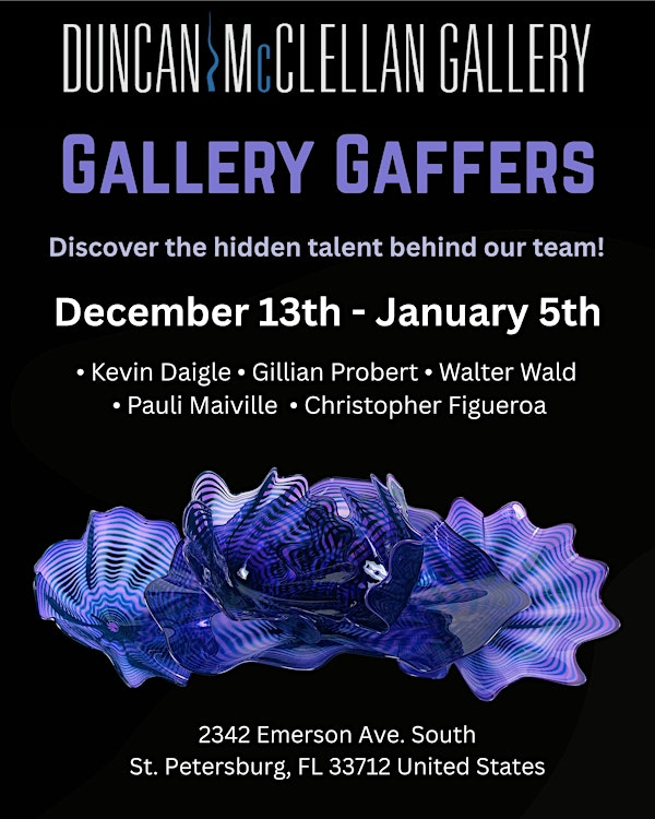 Gallery Gaffers Exhibition | Duncan McClellan Gallery