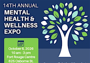 Mental Health & Wellness Expo | Fort Rouge Leisure Centre