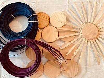Beginner Basket Weaving - Round, slotted base | Erwin Hills Lion's Club