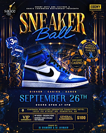 3rd Annual Sneaker Ball in Support of Prostate Cancer | Sandman Signature Edmonton Downtown Hotel