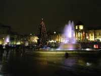 Trafalgar Square at night