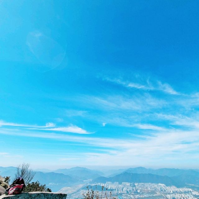 금정산 정상에 오르다!
