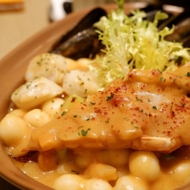 白色型格Cafe之韓式海鮮餐