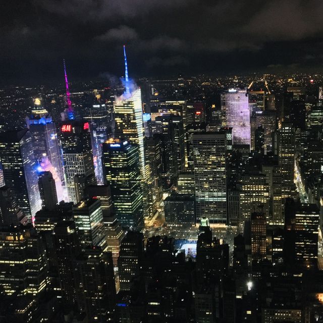 【ニューヨーク】ニューヨークの摩天楼を360度体験！一度は夜景を絶対見てほしい🫶