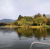 Riding Paddle Boat in Taiping Lake Gardens