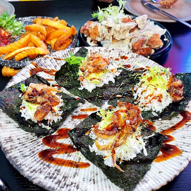 沙冰+炸物=美好的一餐