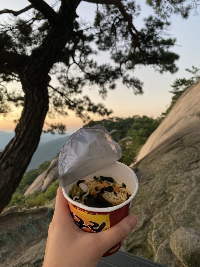상계역에서 출발한 불암산 노을 산행 