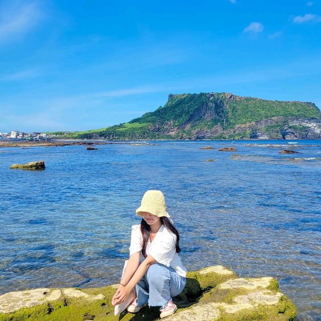 광치기 해변에서 인생샷