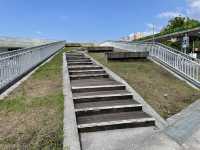 最棒的捷運公園可以直接欣賞捷運
