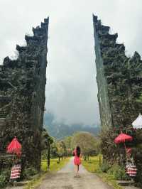 Iconic Split Gate at Handara Golf Bali