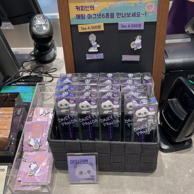 韓国【エバーランド】遊園地内のかわいいコーヒーチェーン店💜Coffee Bean