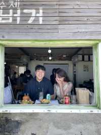 우도에서만 먹을 수 있는 햄버거 ! "하하호호"