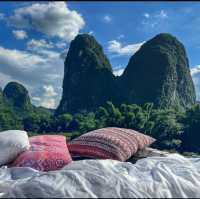 Most beautiful Bed ever in Yangshuo ❤️