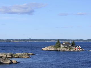 Mandal, a small town in southern Norway