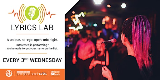 Lyrics Lab - All Arts Open Mic 2022-23 (Pompano Beach) | Ali Cultural Arts Center