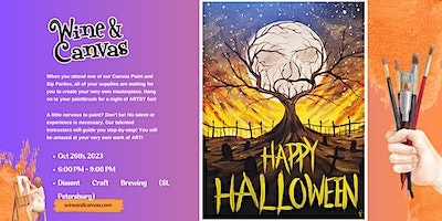 Happy Halloween – St. Pete Paint and Sip | Dissent Craft Brewing Company