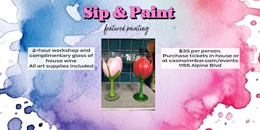 Sip & Paint | Casino Inn Bar & Grill