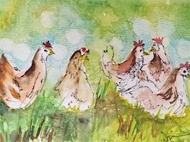 Line&Wash in Watercolor for Beginners | Viva Fall River Pop Up