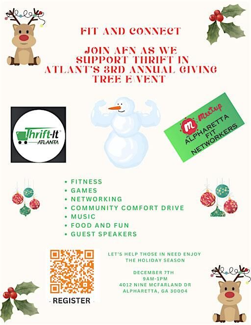 Fitness, Fun & Giving Back: Thrift-It Atlanta’s 3rd Annual Giving Tree | 4012 Nine McFarland Dr