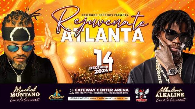 Rejuvenate ATLANTA ft. Alkaline & Machel Montano 2024 (College Park) | Gateway Center Arena