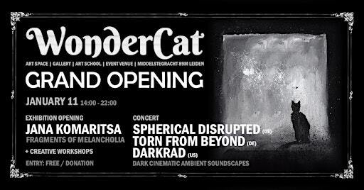 WonderCat Art Space Grand Opening: exhibition | workshops | concert | Middelstegracht 89M