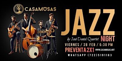 JAZZ en vivo | José Daniel Quartet | Casa Musas