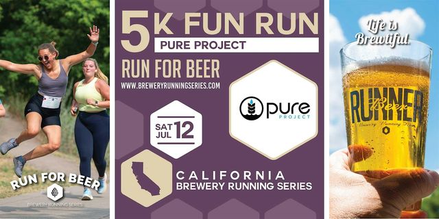 5k Beer Run x Pure Project | 2025 CA Brewery Running Series | Pure Project Balboa Park