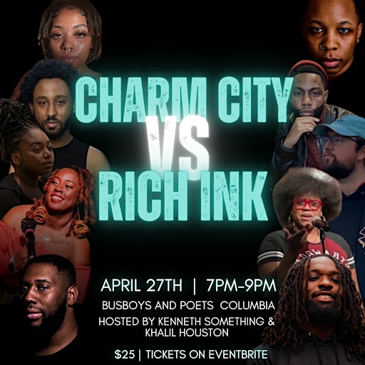 Charm City Slam VS Rich Ink | Busboys and Poets - Columbia
