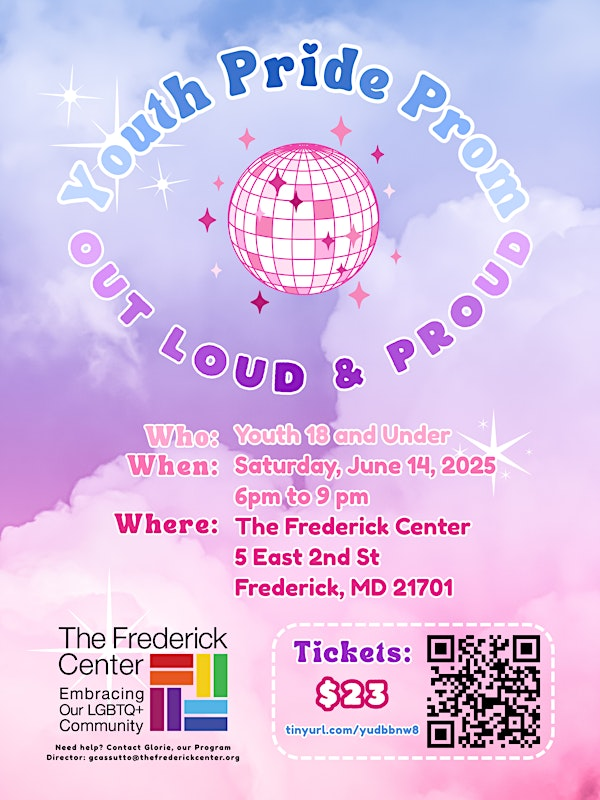 Youth Pride Prom 2025 | The Frederick Center
