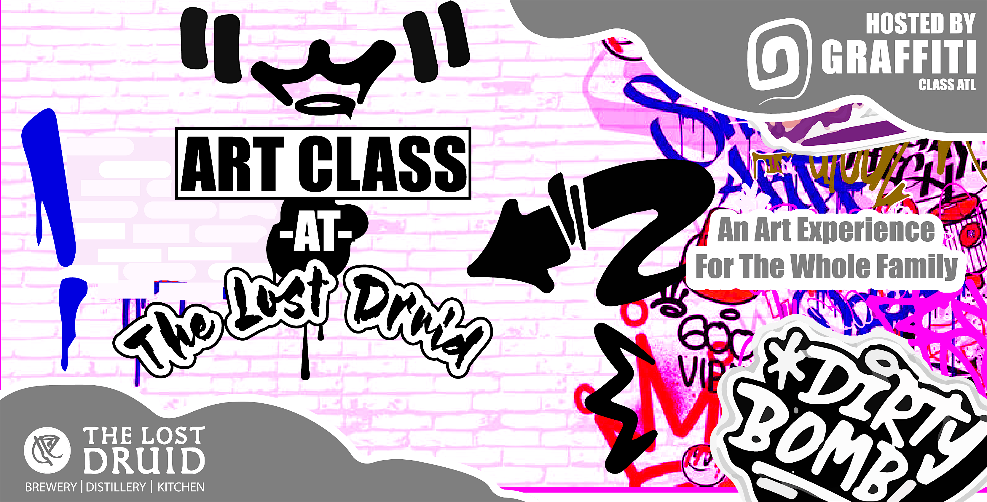 Graffiti Art Class At The Lost Druid Brewery | The Lost Druid Brewery & Distillery