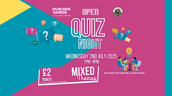 Quiz Night at Parkside Yards | Parkside Yards