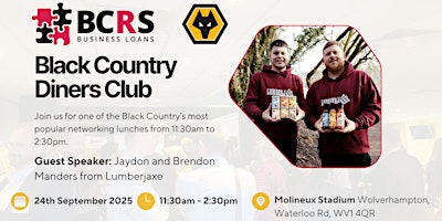 BCRS Black Country Diners Club is back on 24th September 2025! | Molineux Stadium