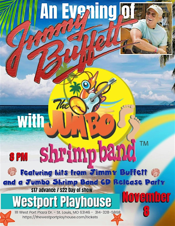 An Evening of Jimmy Buffett with The Jumbo Shrimp Band at WestportPlayhouse | Westport Playhouse