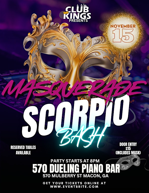 Masquerade Scorpio Bash | 570 Dueling Piano Bar
